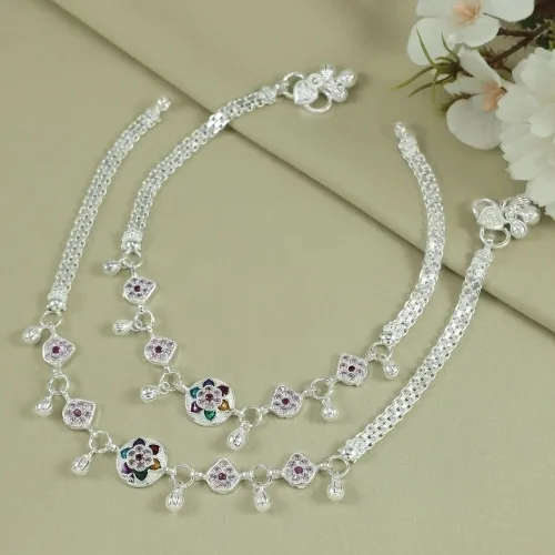 Premium Silver Anklets